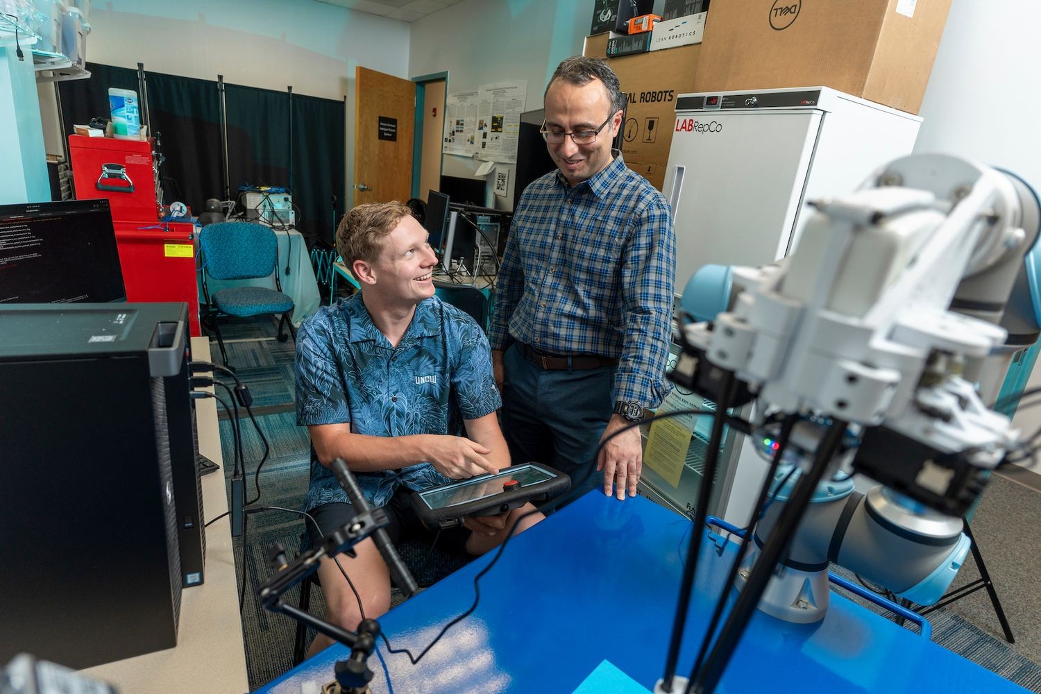 Charlie Caputo ’26 is among UNCW's first intelligent systems engineering graduating class.