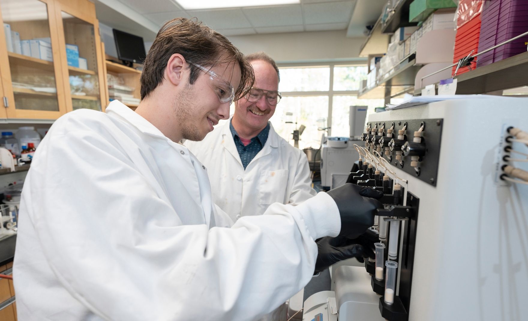 people working on crating PFAS samples
