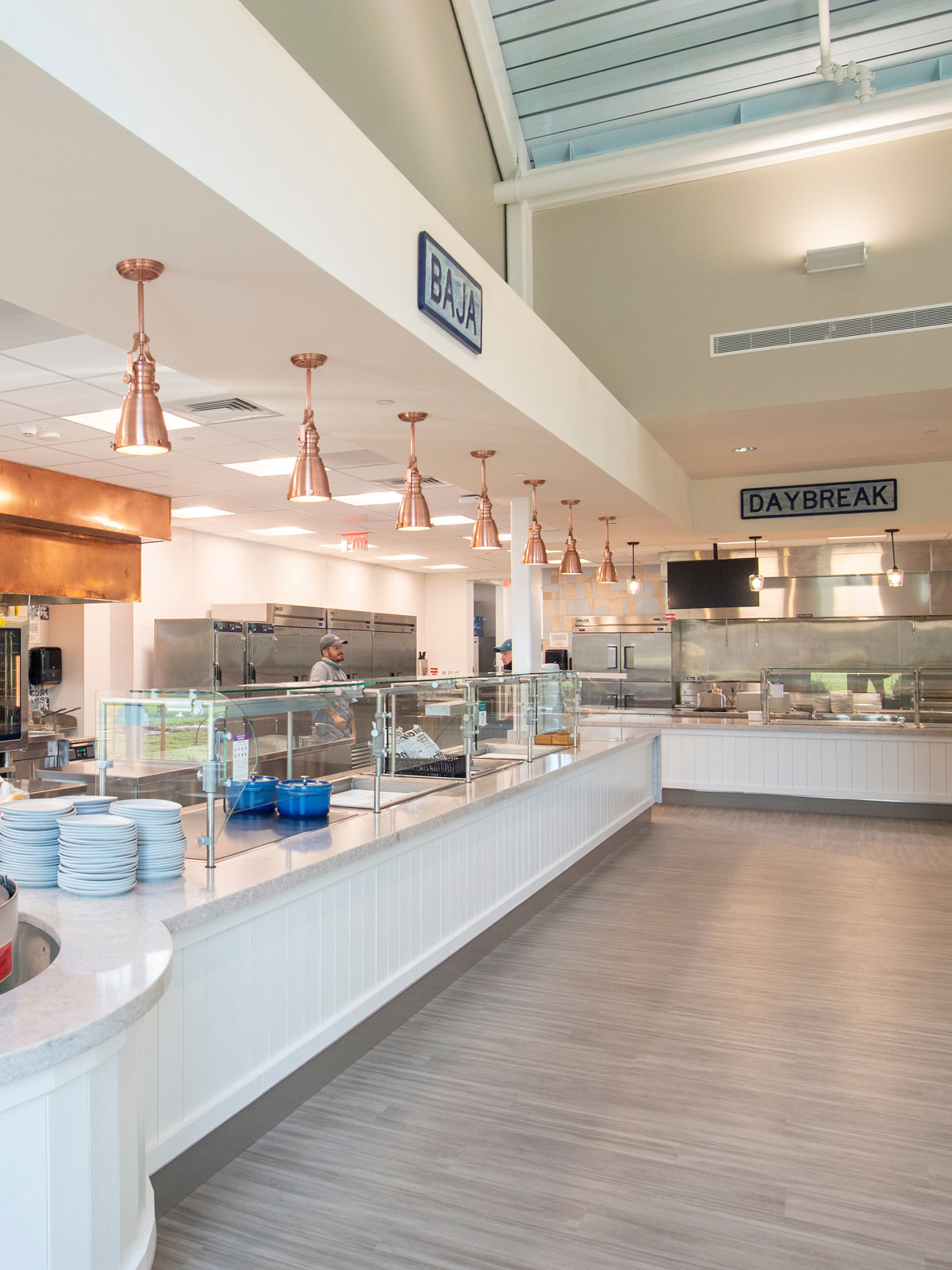 Inside of Shore Dining Hall