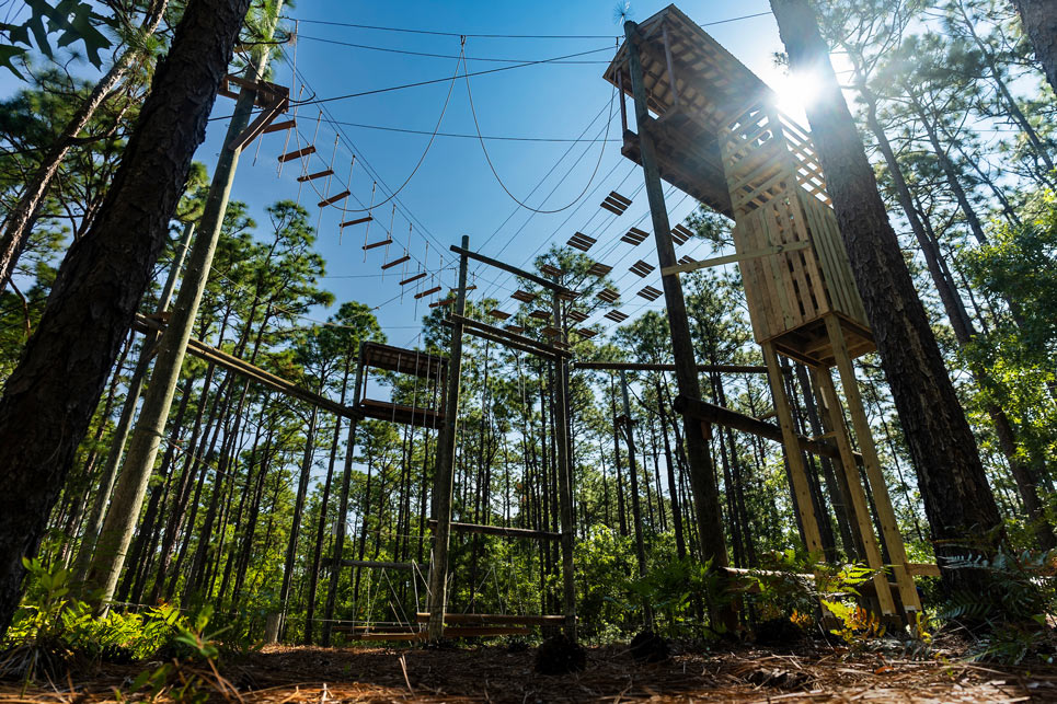 Photo of the High Ropes Course