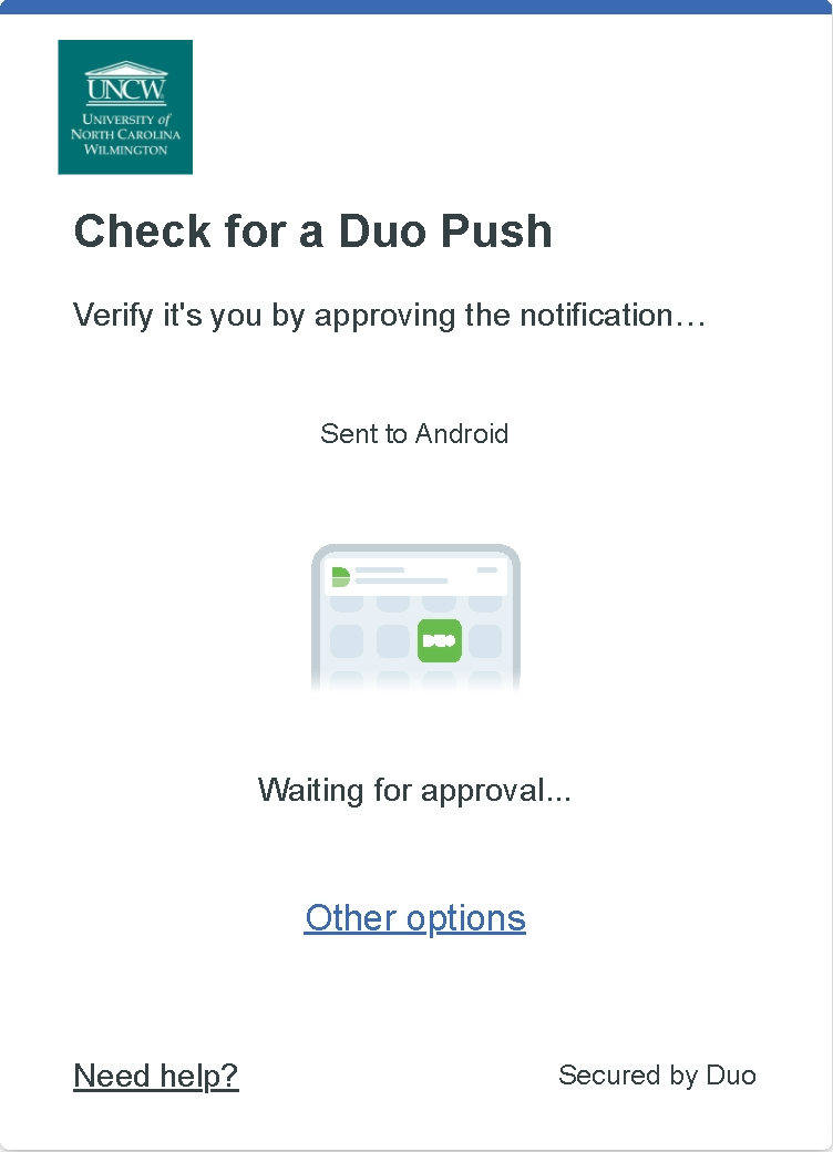 "Duo Push" example for the new Duo Experience